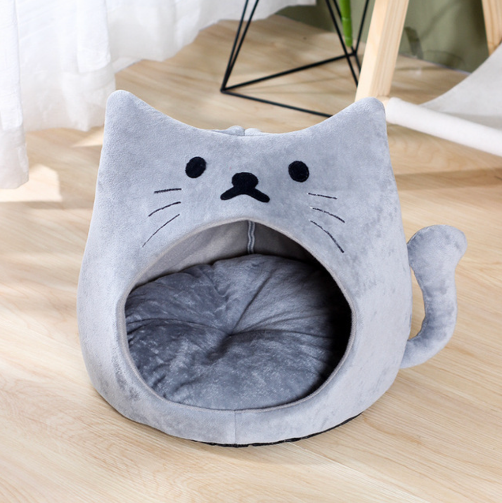 Cama Cálida y Acogedora para Gato
