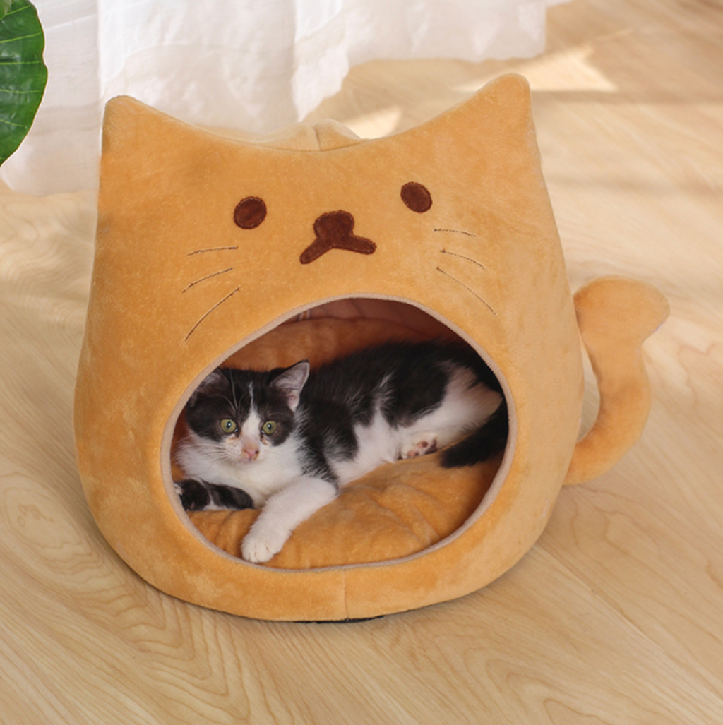 Cama Cálida y Acogedora para Gato