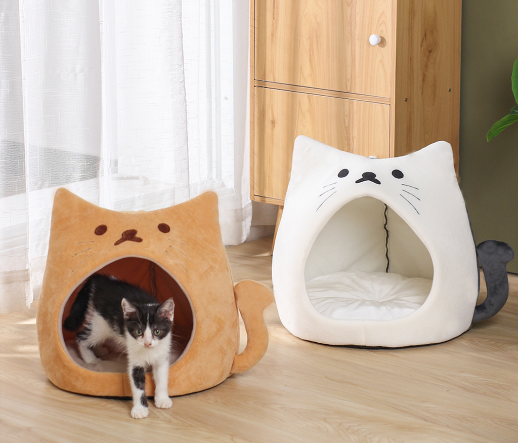 Cama Cálida y Acogedora para Gato