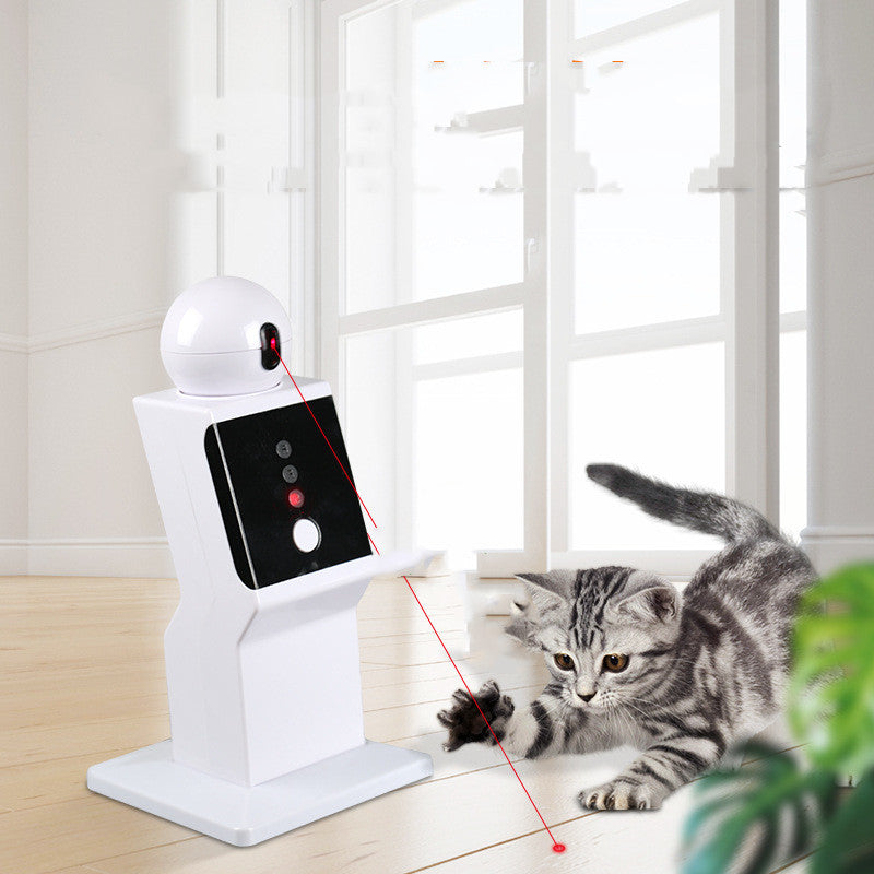 Compañero Robótico para Gato con Juguetes Inteligentes Interactivos