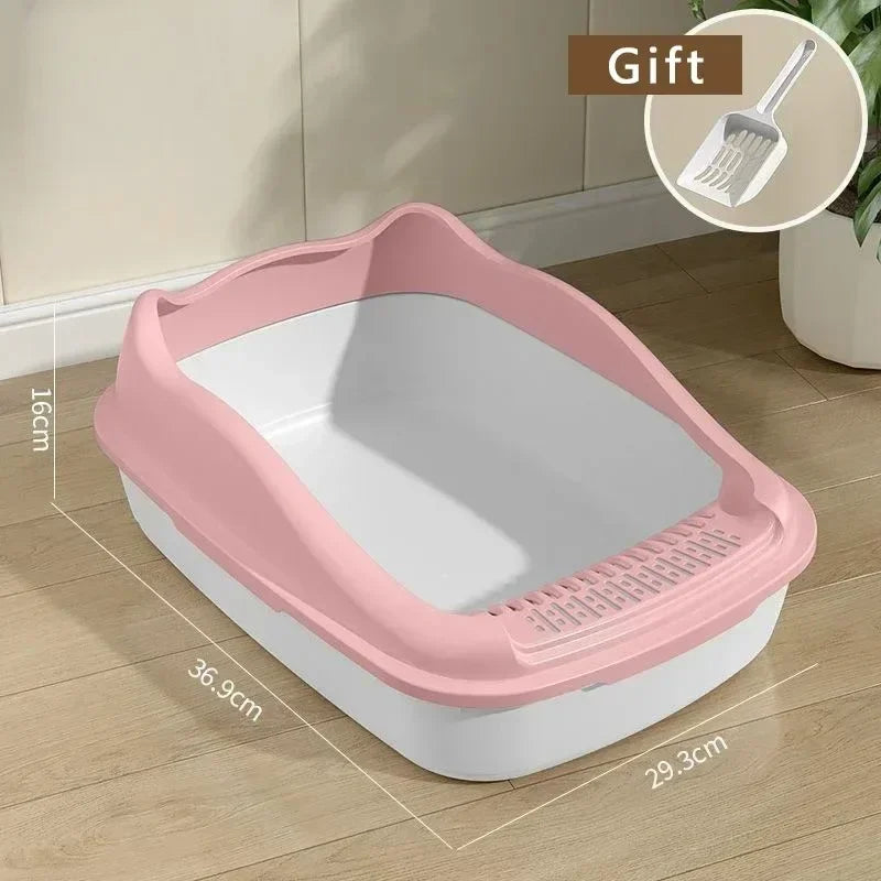 Arenero pequeño para gatito anti-salpicaduras en varios colores