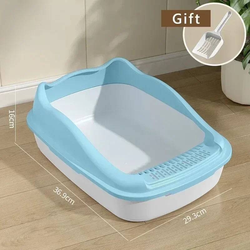 Arenero pequeño para gatito anti-salpicaduras en varios colores