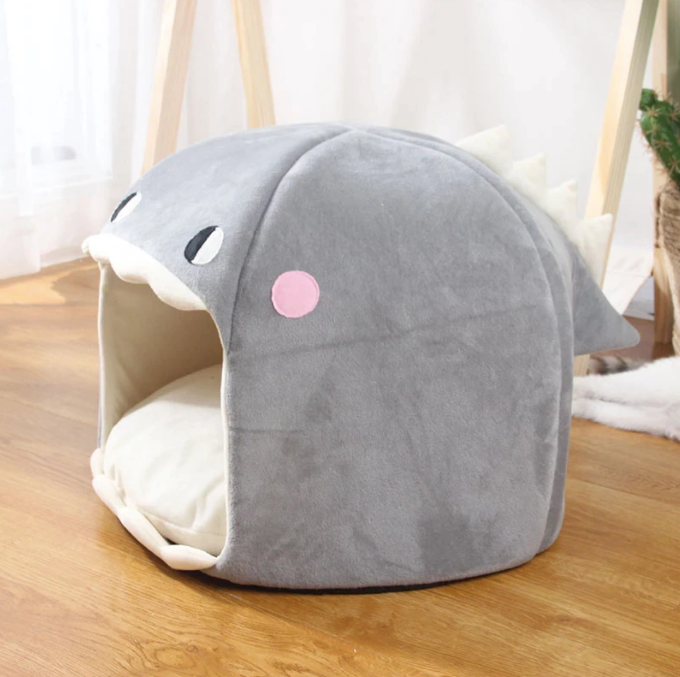 Cama para Gato en Forma de Tiburón