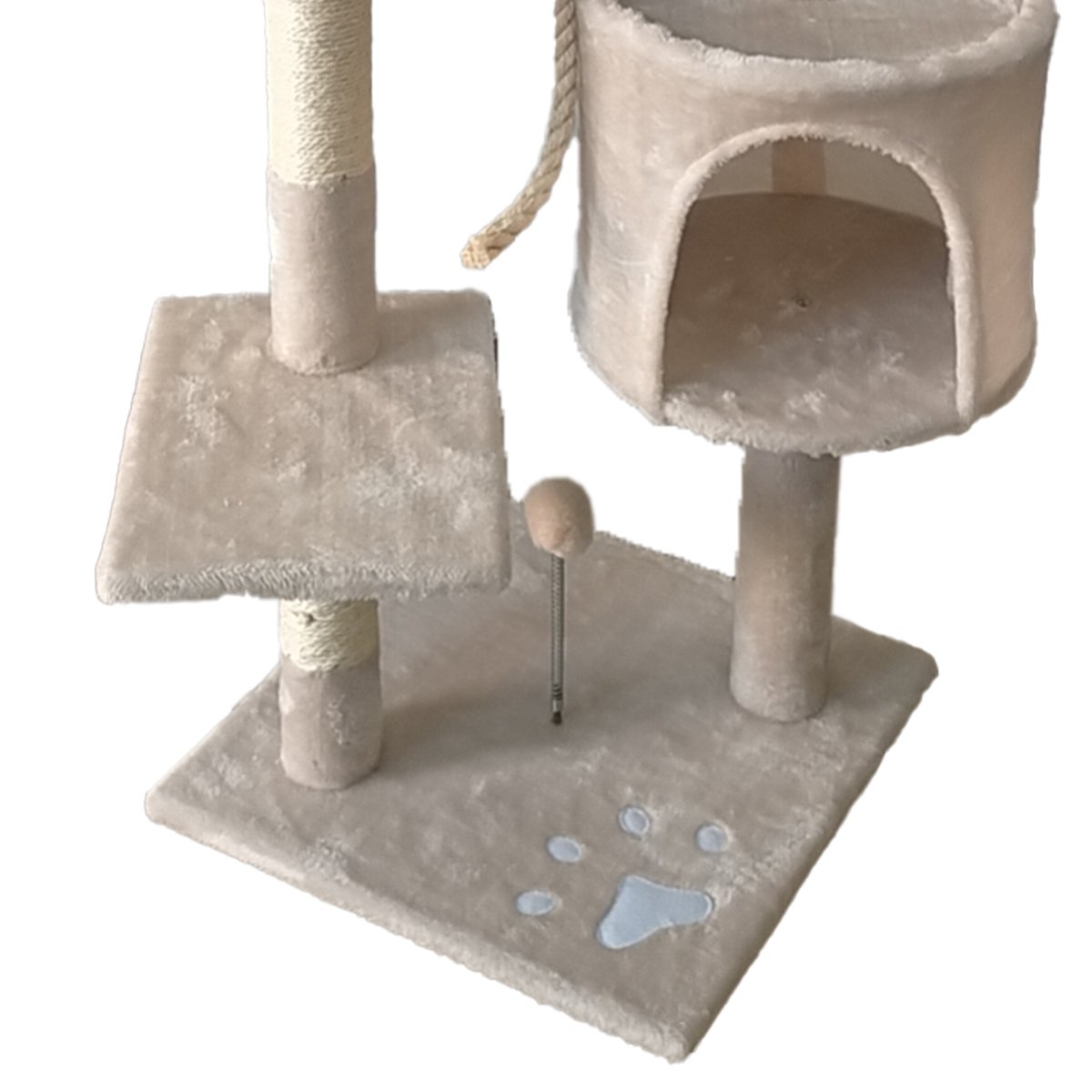 Árbol Rascador para Gato NNEDPE 110cm - Beige