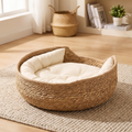 Cama tejida para gato con cojín Suave