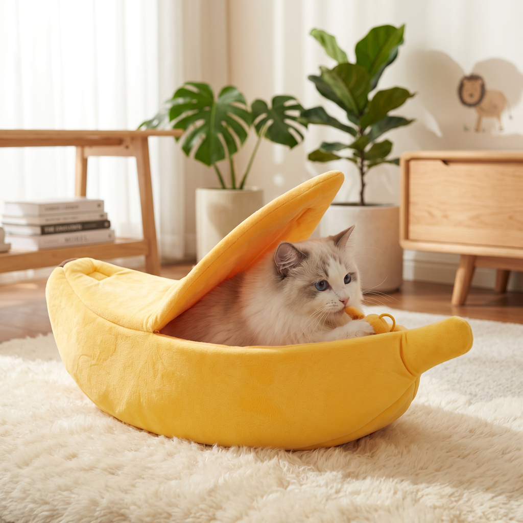 Cama Banana para Gato