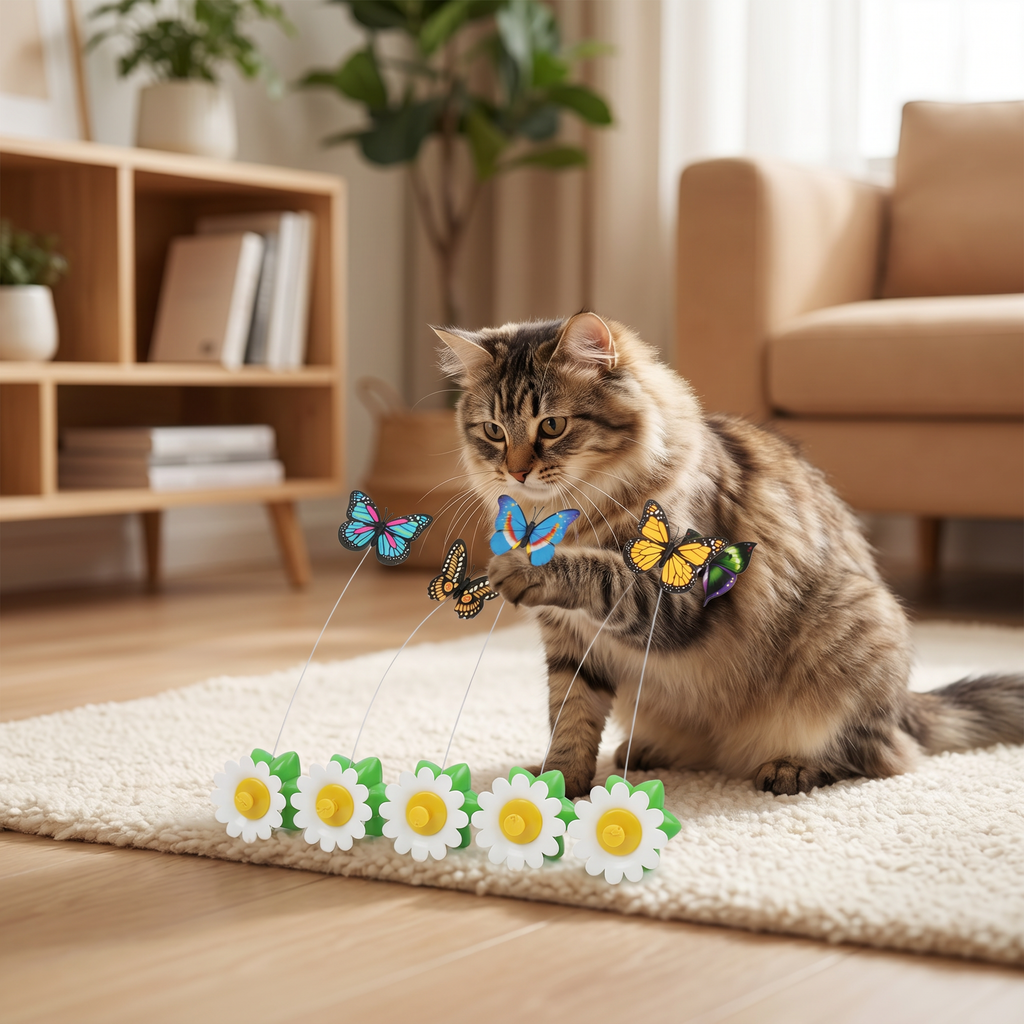 Juguete Giratorio Interactivo para Gato 2 modelos con color al azar