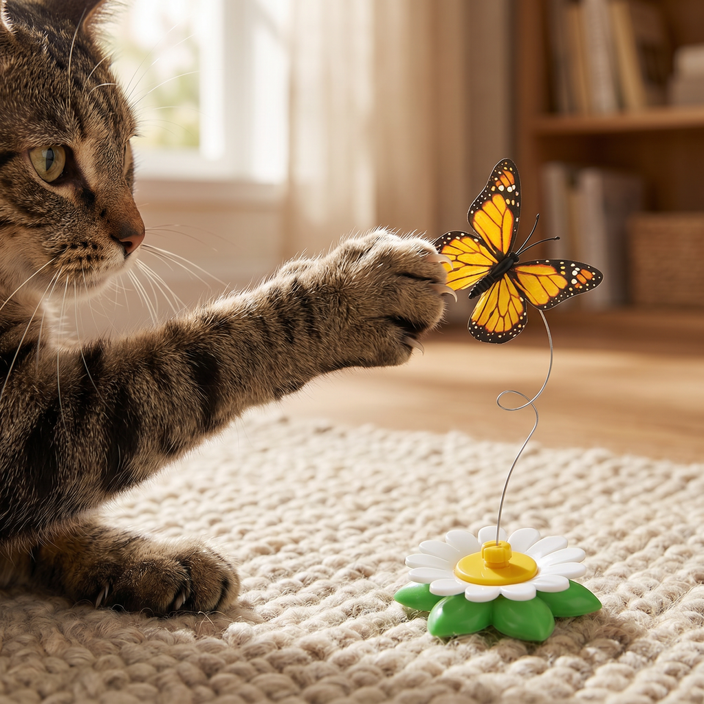 Juguete Giratorio Interactivo para Gato 2 modelos con color al azar