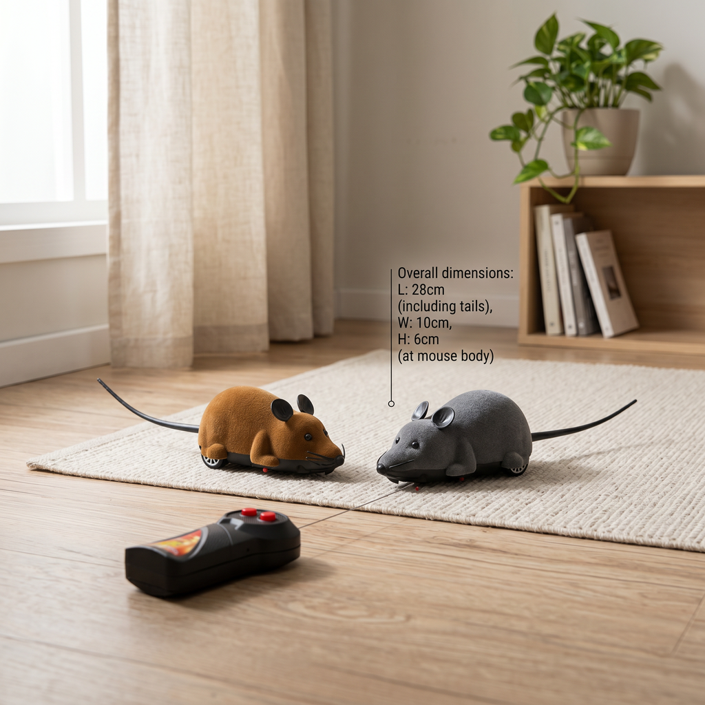 Ratón con Control Remoto para Gato