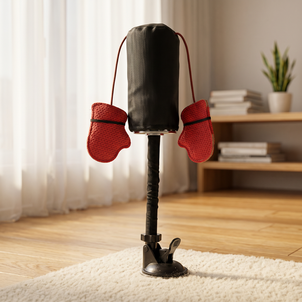 Juguete Interactivo de Boxeo para Gatos con Guantes – Sin Batería