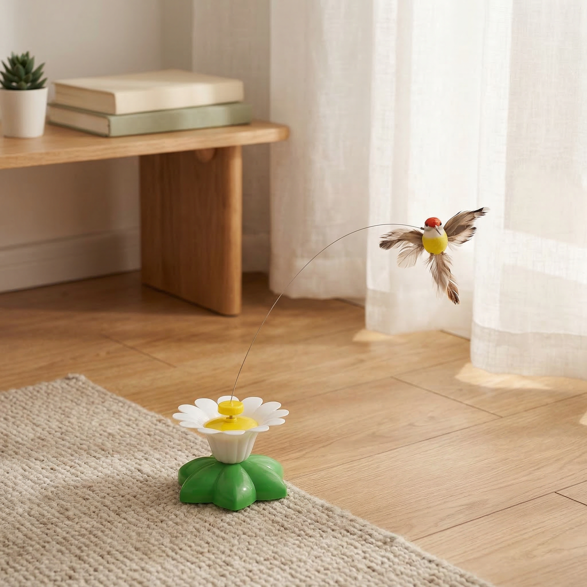Juguete Giratorio Interactivo para Gato 2 modelos con color al azar